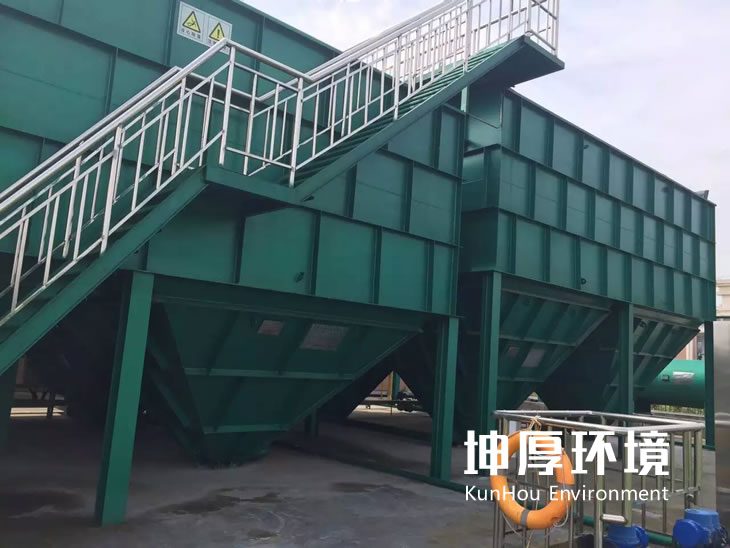 沉淀池安裝現場